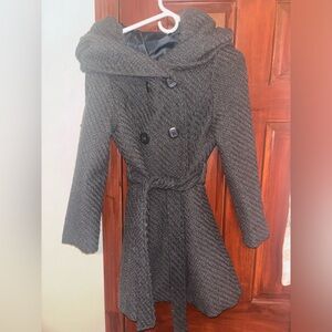 Pea coat gray jacket
